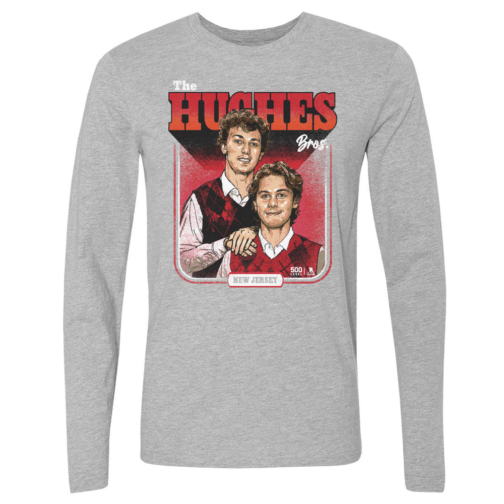 Luke Hughes & Jack Hughes New Jersey Step Brothers WHT (ONLINE ORDER ONLY)
