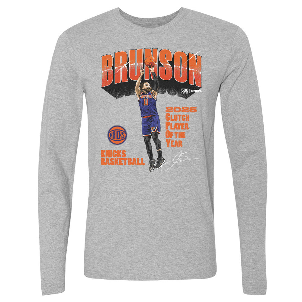 Jalen Brunson New York Knicks 2025 Clutch Player Of The Year WHT (ONLINE ORDER ONLY)