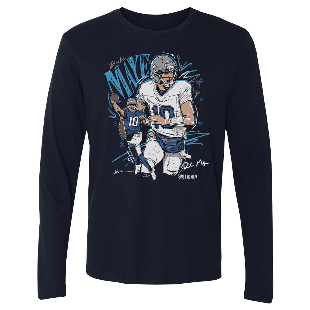 Drake Maye New England Scribble WHT (ONLINE ORDER ONLY)