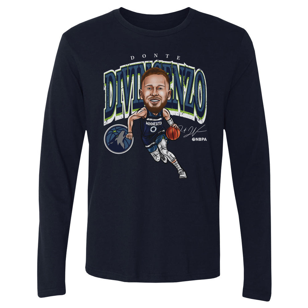Donte DiVincenzo Minnesota Timberwolves Cartoon NBA WHT (ONLINE ORDER ONLY)