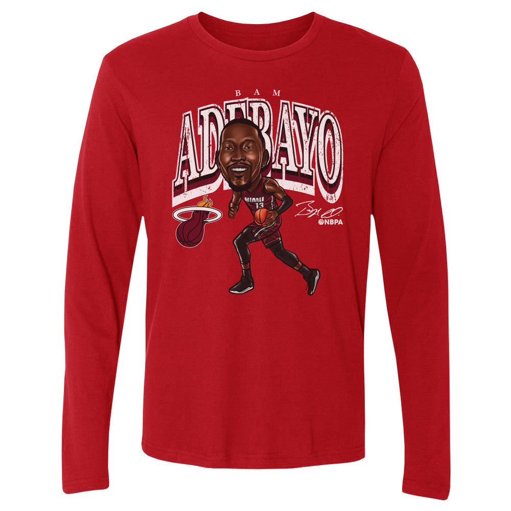 Bam Adebayo Miami Heat Cartoon WHT (ONLINE ORDER ONLY)