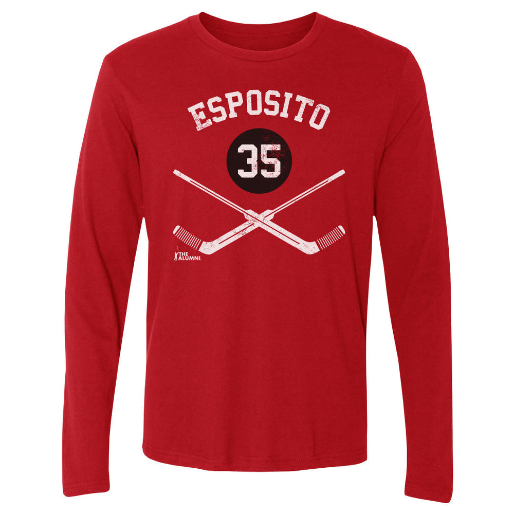 Tony Esposito Chicago 35 Goalie Sticks WHT