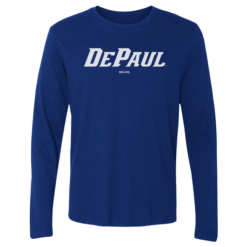 DePaul Blue Demons Wordmark White WHT (ONLINE ORDER ONLY)
