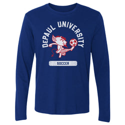 DePaul Blue Demons Mascot Soccer WHT (ONLINE ORDER ONLY)