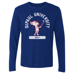 DePaul Blue Demons Mascot Golf WHT (ONLINE ORDER ONLY)