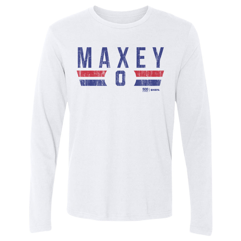 Tyrese Maxey Philadelphia 76ers Font (ONLINE ORDER ONLY)