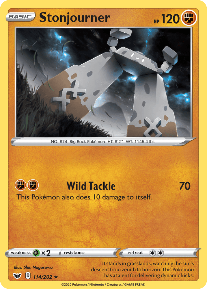 Stonjourner (114/202) [Sword & Shield: Base Set] (Online Only)