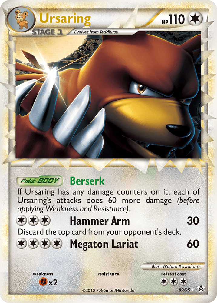 Ursaring (89/95) [HeartGold & SoulSilver: Unleashed] (Online Only)
