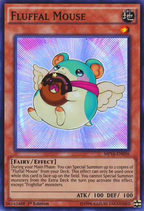 Fluffal Mouse [MP16-EN056] Super Rare (ONLINE ORDER ONLY)