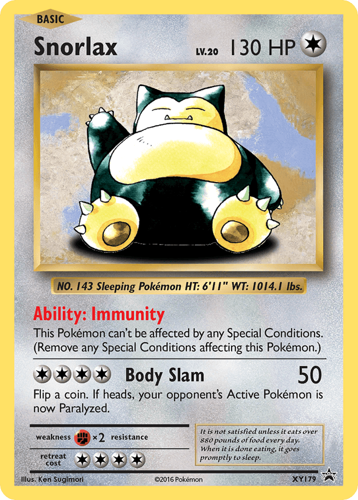 Snorlax (XY179) [XY: Black Star Promos] (Online Only)
