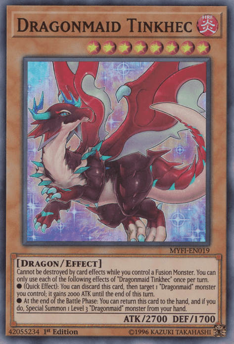 Dragonmaid Tinkhec [MYFI-EN019] Super Rare (ONLINE ORDER ONLY)
