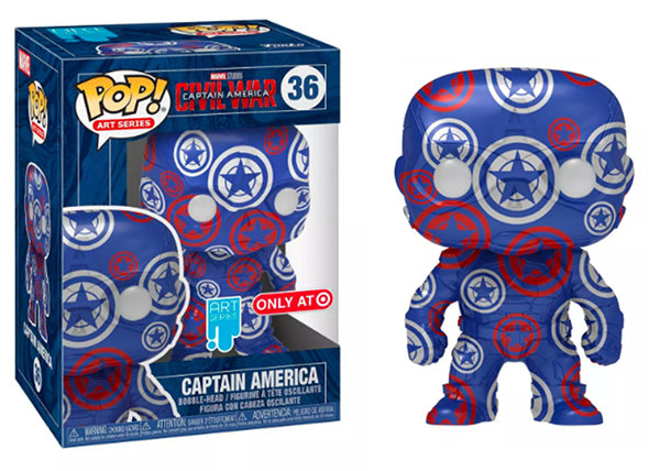 Captain America (Blue, The Avengers, Artist Series, No Stack) 36 - Target Exclusive (Online Order Only)