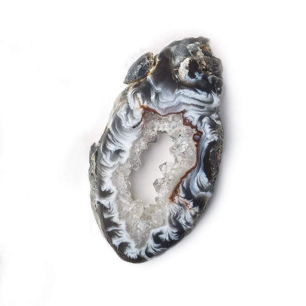 36x23mm Tri Color Occo Agate Slice Bead 1 piece (ONLINE ORDER ONLY)