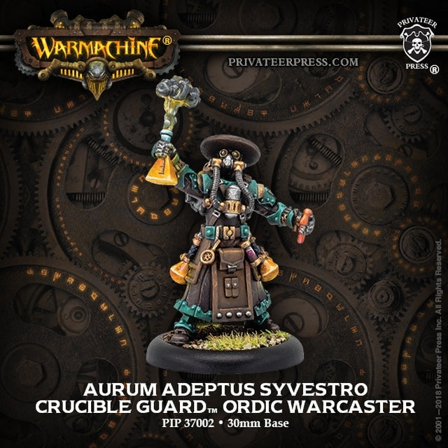 Warmachine: Crucible Guard Aurum Adeptus Syvestro