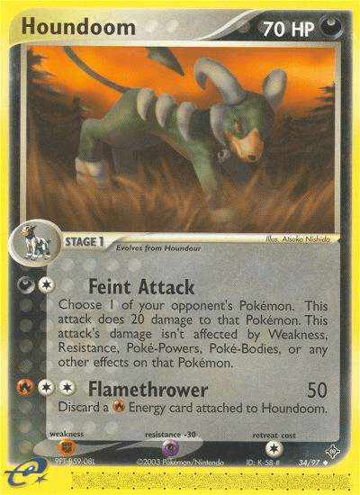 Houndoom (34/97) [EX: Dragon] (Online Only)