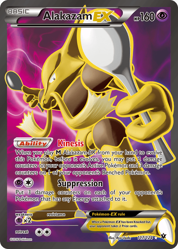 Alakazam EX (117/124) [XY: Fates Collide] (Online Only)