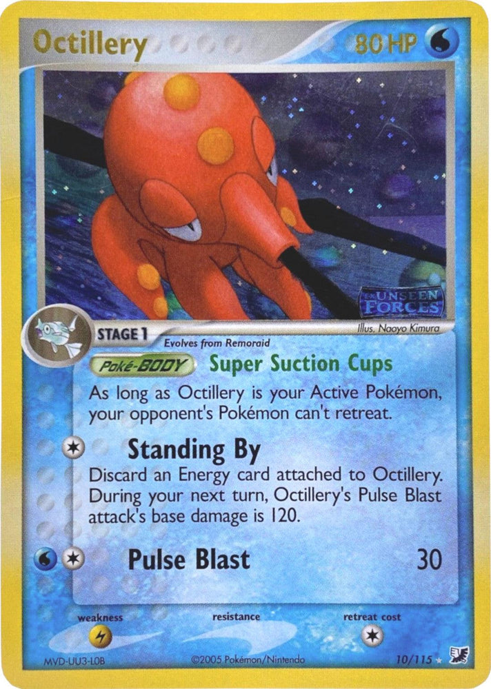 Octillery (10/115) (Stamped) [EX: Unseen Forces] (Online Only)