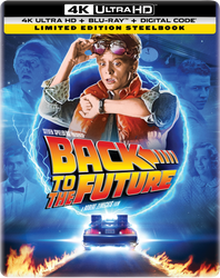 Back to the Future Limited Edition Steelbook (4K Ultra HD + Blu-ray™ + Digital Code) [TEMPORARILY PRE-SOLD OUT: Expected Availability October 14, 2025!] (ONLINE ORDER ONLY)