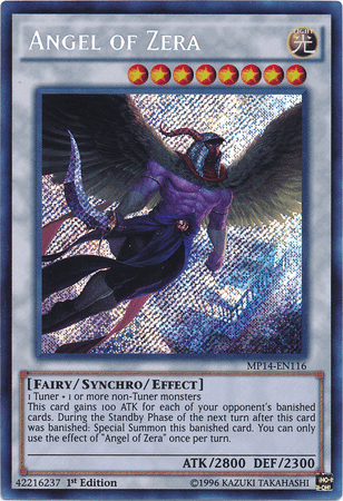 Angel of Zera [MP14-EN116] Secret Rare (ONLINE ORDER ONLY)