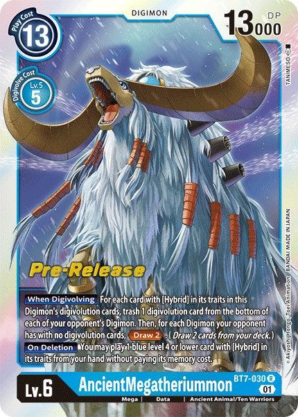 AncientMegatheriummon [BT7-030] [Next Adventure Pre-Release Cards] (ONLINE ORDER ONLY)