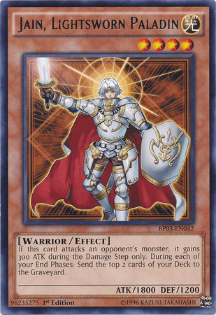 Jain, Lightsworn Paladin [BP03-EN042] Rare (ONLINE ORDER ONLY)