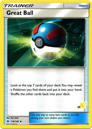 Great Ball (119/149) (Pikachu Stamp #38) [Battle Academy 2020] (Online Only)