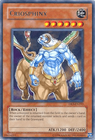 Criosphinx [DR3-EN193] Rare (ONLINE ORDER ONLY)