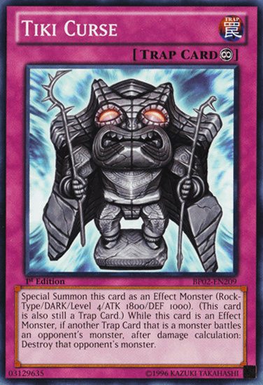 Tiki Curse [BP02-EN209] Mosaic Rare (ONLINE ORDER ONLY)