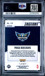 Graded 2025 Panini Instant WNBA Paige Bueckers #114 Rookie RC Basketball Card PSA 10 Gem Mint