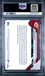 Graded 2025 Topps Now Chase Burns #345 Rookie RC Baseball Card PSA 8 Near Mint