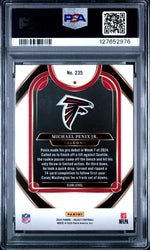Graded 2024 Panini Select Michael Penix Jr. #235 Rookie RC Football Card PSA 9 Mint