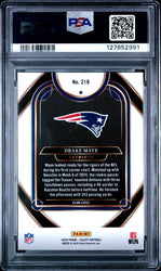 Graded 2024 Panini Select Drake Maye #218 Rookie RC Football Card PSA 8 Near Mint