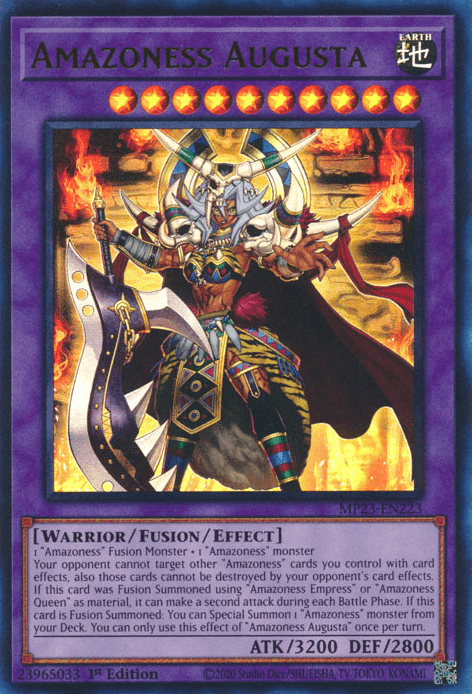 Amazoness Augusta [MP23-EN223] Ultra Rare (ONLINE ORDER ONLY)