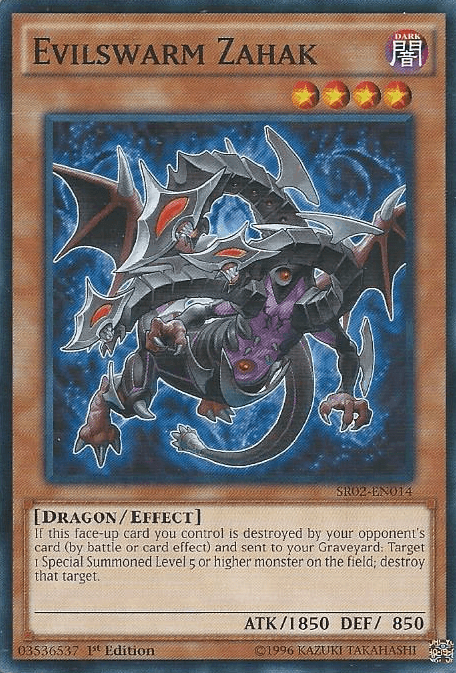 Evilswarm Zahak [SR02-EN014] Common (ONLINE ORDER ONLY)