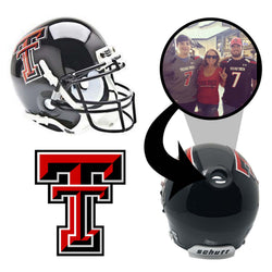 Texas Tech Red Raiders College Football Collectible Mini Helmet - Picture Inside - FANZ Collectibles (Online Order Only) (ONLINE ORDER ONLY)