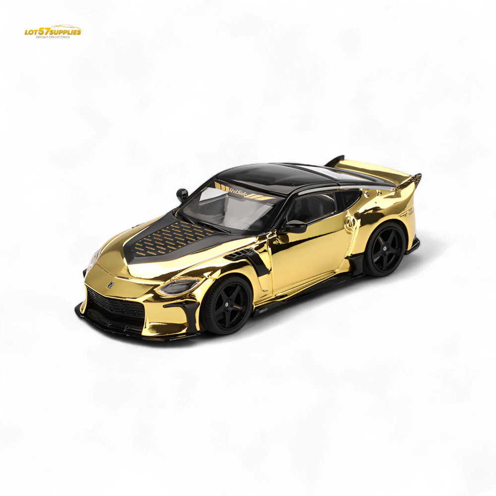 Mini-GT Nissan Z VeilSide FZ400 Gold Chrome LHD - Gold Chrome 1:64 (ONLINE ORDER ONLY)