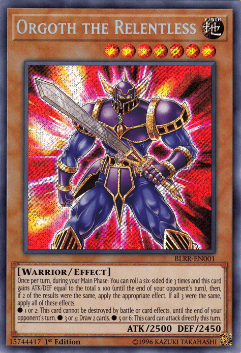 Orgoth the Relentless [BLRR-EN001] Secret Rare (ONLINE ORDER ONLY)