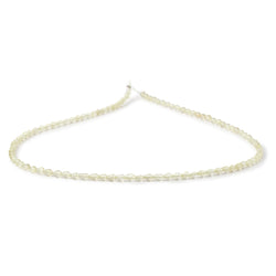 4-4.5mm Lemon Quartz Straight Drilled Tear Drops 14.75 inch 63 Beads
