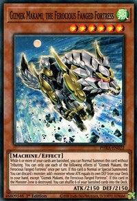 Gizmek Makami, the Ferocious Fanged Fortress [PHRA-EN022] Super Rare (ONLINE ORDER ONLY)