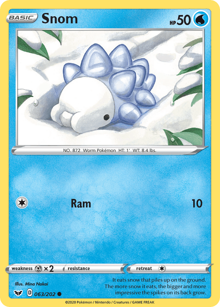 Snom (063/202) [Sword & Shield: Base Set] (Online Only)