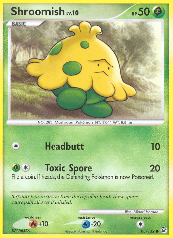 Shroomish (108/132) [Diamond & Pearl: Secret Wonders] (Online Only)