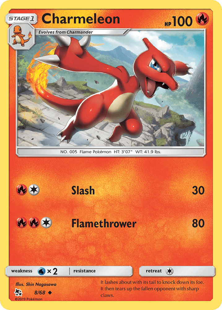 Charmeleon (8/68) [Sun & Moon: Hidden Fates] (Online Only)