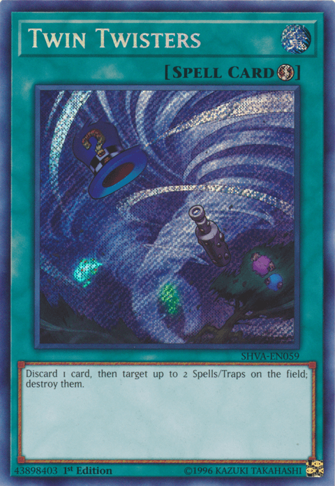 Twin Twisters [SHVA-EN059] Secret Rare (ONLINE ORDER ONLY)