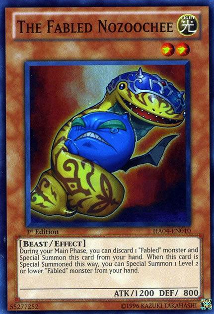 The Fabled Nozoochee [HA04-EN010] Super Rare (ONLINE ORDER ONLY)