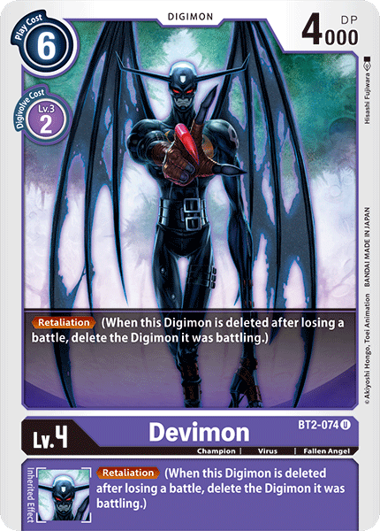 Devimon [BT2-074] [Release Special Booster Ver.1.0] (ONLINE ORDER ONLY)