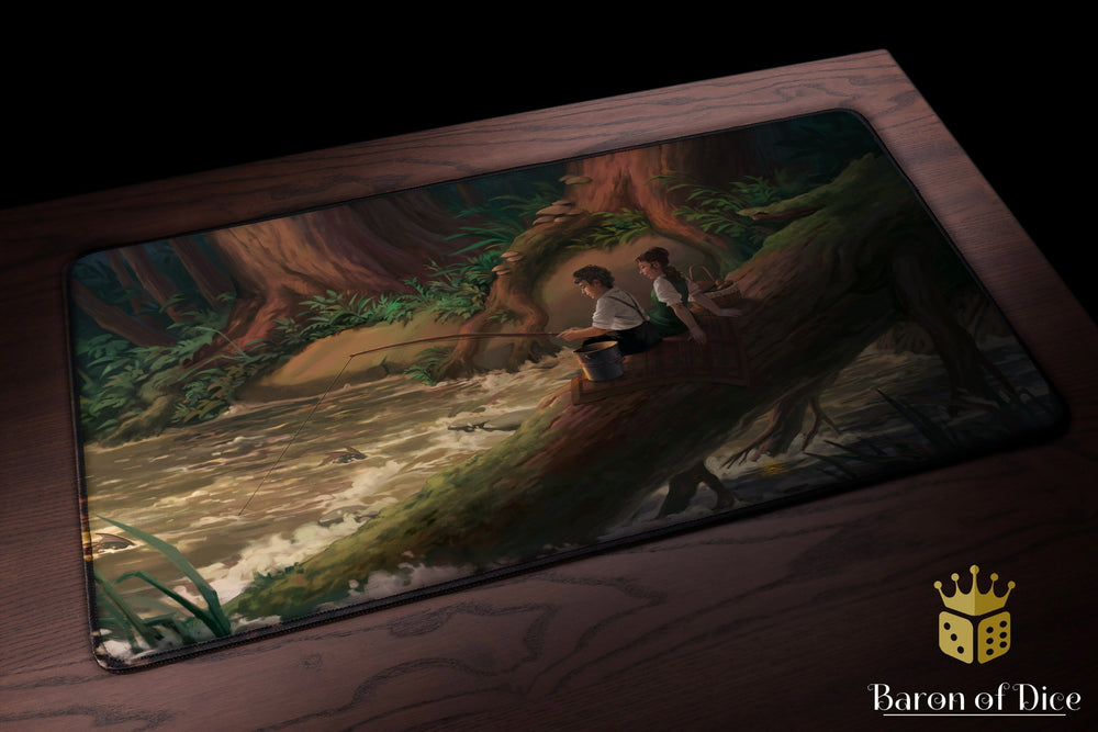 Halfling Fishing Trip | Irina Nordsol Series | Premium Oversized Playmat (ONLINE ORDER ONLY)