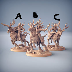 3D Printed Artisan Guild Sylvan Stag Rider Sylvan Knights 28mm 32mm