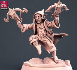 3D Printed STL Miniatures Vampire Hunters Set 28 - 32mm War Gaming D&D