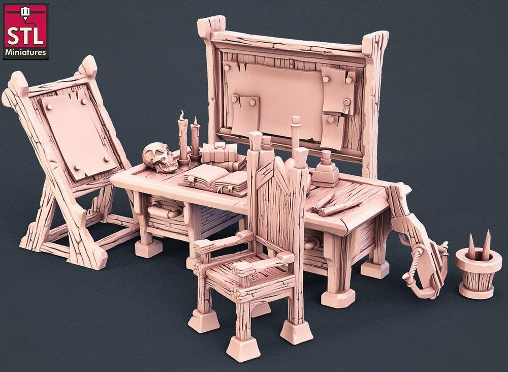 3D Printed STL Miniatures Vampire Hunters Set 28 - 32mm War Gaming D&D