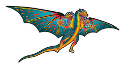 3 Headed Ultra Nylon 74 inch Wingspan Dragon (ONLINE ORDER ONLY)